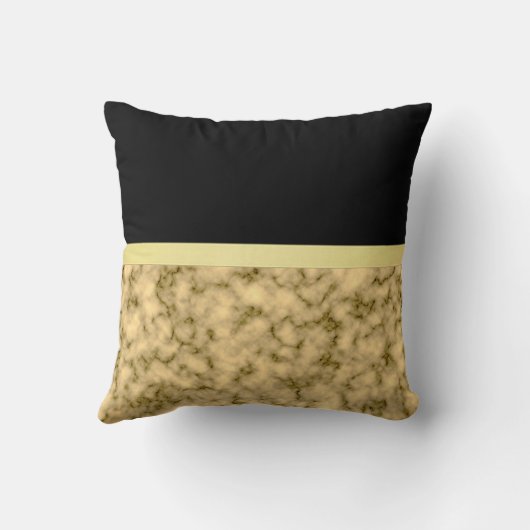 Elegant modern marmer Gold Kussen (Achterkant)