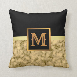 Elegant modern marmer Gold Kussen