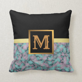 Elegant modern marmer Gold Kussen