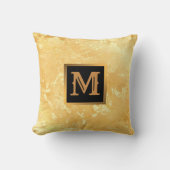 Elegant modern marmer Gold Kussen (Voorkant)