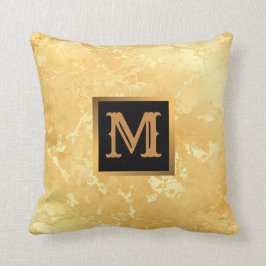 Elegant modern marmer Gold Kussen