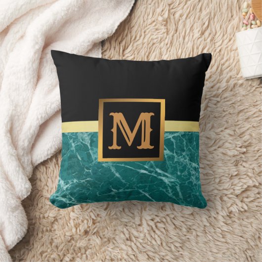 Elegant modern marmer Gold Kussen (Deken)