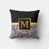 Elegant modern marmer Gold Kussen (Voorkant)