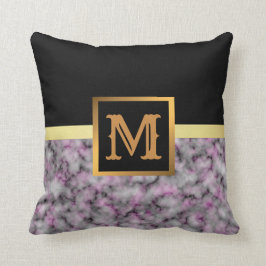 Elegant modern marmer Gold Kussen