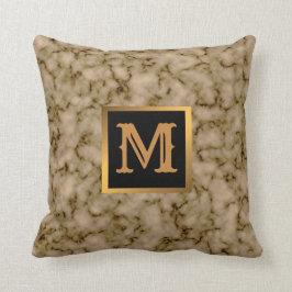 Elegant modern marmer Gold Kussen