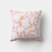 Elegant modern marmer Gold Kussen (Achterkant)