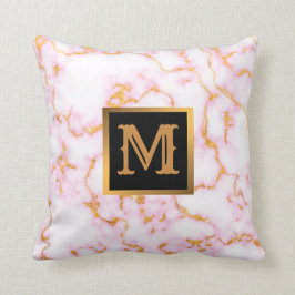 Elegant modern marmer Gold Kussen