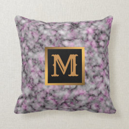 Elegant modern marmer Gold Kussen