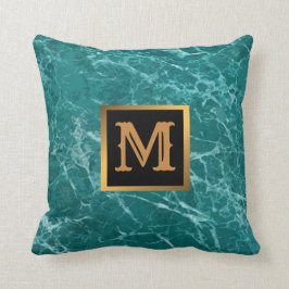 Elegant modern marmer Gold Kussen