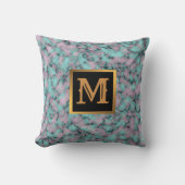 Elegant modern marmer Gold Kussen (Voorkant)