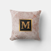 Elegant modern marmer Gold Kussen (Voorkant)