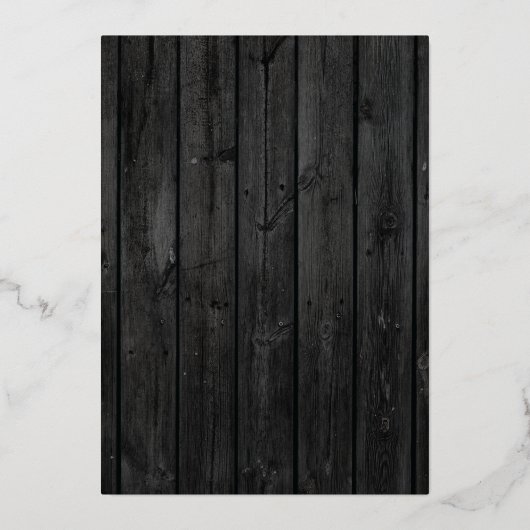 Elegant Modern Mason Jar Vrijgezellenfeest Folie Uitnodiging (Achterkant)