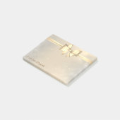 Elegant modern meisje, Gold Bow - op maat gemaakt Post-it® Notes (Schuin)
