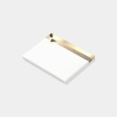 Elegant modern meisje, Makeup Brush - Gepersonalis Post-it® Notes (Schuin)