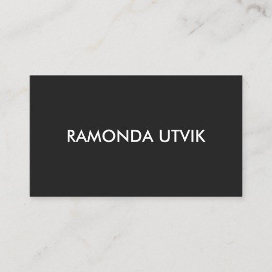 Elegant modern met QR-code Visitekaartje (Voorkant)
