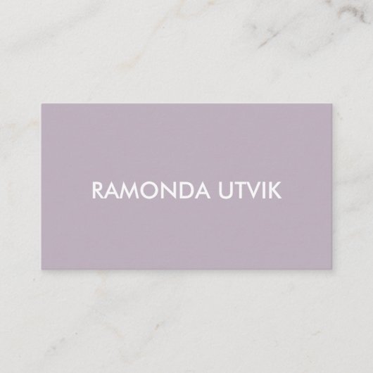 Elegant modern met QR-code Visitekaartje (Voorkant)