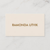 Elegant modern met QR-code Visitekaartje (Voorkant)