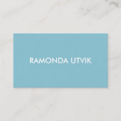 Elegant modern met QR-code Visitekaartje (Voorkant)
