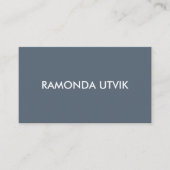 Elegant modern met QR-code Visitekaartje (Voorkant)