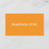 Elegant modern met QR-code Visitekaartje (Voorkant)
