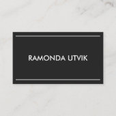 Elegant modern met QR-code Visitekaartje (Voorkant)