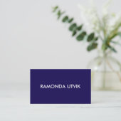 Elegant modern met QR-code Visitekaartje (Staand voorkant)