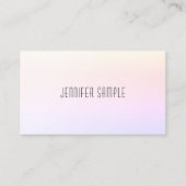 Elegant modern, minimaal design in luxe visitekaartje (Voorkant)