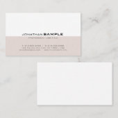 Elegant modern, minimaal design professioneel visitekaartje (Voorkant / Achterkant)
