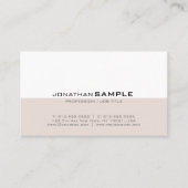 Elegant modern, minimaal design professioneel visitekaartje (Voorkant)