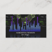 Elegant Modern minimale dj-muziek Visitekaartje (Voorkant)