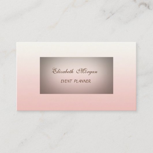 Elegant Modern Minimalisme Professioneel Visitekaartje (Voorkant)