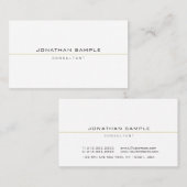 Elegant Modern Minimalist Create Your Own Visitekaartje (Voorkant / Achterkant)