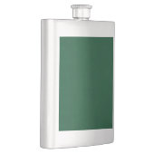 Elegant Modern Minimalist Forest Green Flacon (Rechts)