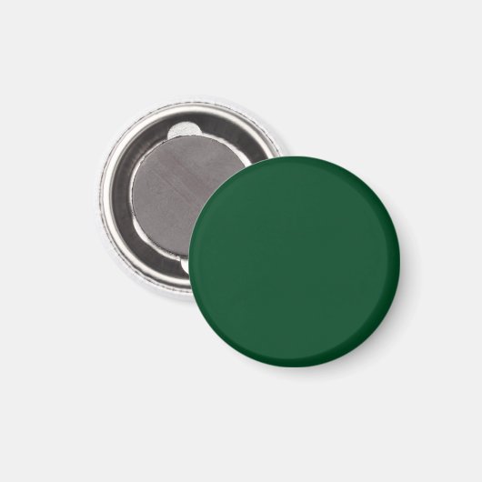 Elegant Modern Minimalist Forest Green Magneet (Voorkant / Achterkant)