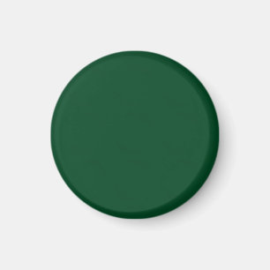 Elegant Modern Minimalist Forest Green Magneet