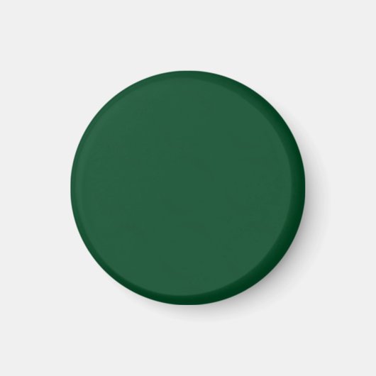 Elegant Modern Minimalist Forest Green Magneet (Voorkant)