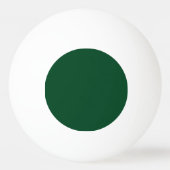 Elegant Modern Minimalist Forest Green Pingpongbal (Voorkant)
