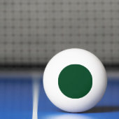 Elegant Modern Minimalist Forest Green Pingpongbal (Net)