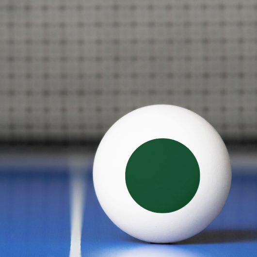 Elegant Modern Minimalist Forest Green Pingpongbal (Net)