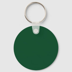 Elegant Modern Minimalist Forest Green Sleutelhanger