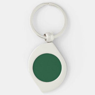 Elegant Modern Minimalist Forest Green Sleutelhanger