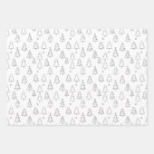 Elegant modern minimalist holly pattern  inpakpapier vel (Voorkant 3)
