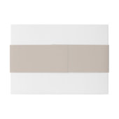 Elegant Modern Minimalist Monogram Weddenschap Uitnodigingen Wikkel (Achterkant Voorbeeld)