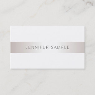 Elegant Modern Minimalist Plain Trendy Salon Visitekaartje