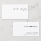 Elegant Modern Minimalist Trendy Simple Sjabloon Visitekaartje (Voorkant / Achterkant)
