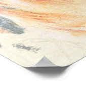 Elegant modern minimalistisch abstract kunst Poste Poster (Hoek)