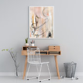 Elegant modern minimalistisch abstract kunst poste poster