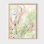 Elegant modern minimalistisch abstract kunst Poste Poster