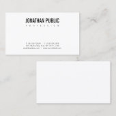 Elegant modern, minimalistisch design met rendy B& Visitekaartje (Voorkant / Achterkant)