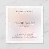 Elegant modern, minimalistisch design met rendy vl vierkante visitekaartje (Voorkant)